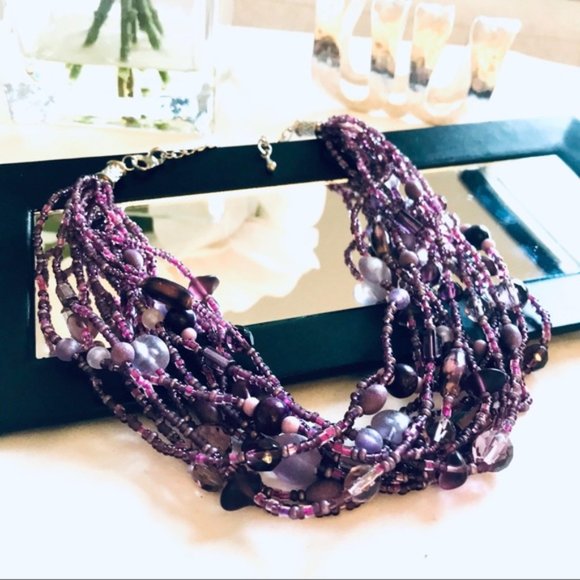 BoHo Convertible Handmade Beaded Necklace/Bracelet - Picture 5 of 6